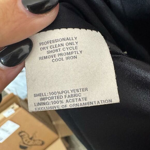 Scott McClintock for Gunne Sax black and pink formal dress - Picture 8 of 10